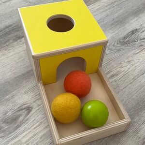 Lovevery “Inspector Play Kit” – Ball Drop Box | 7-8 Months Baby Montessori Toy